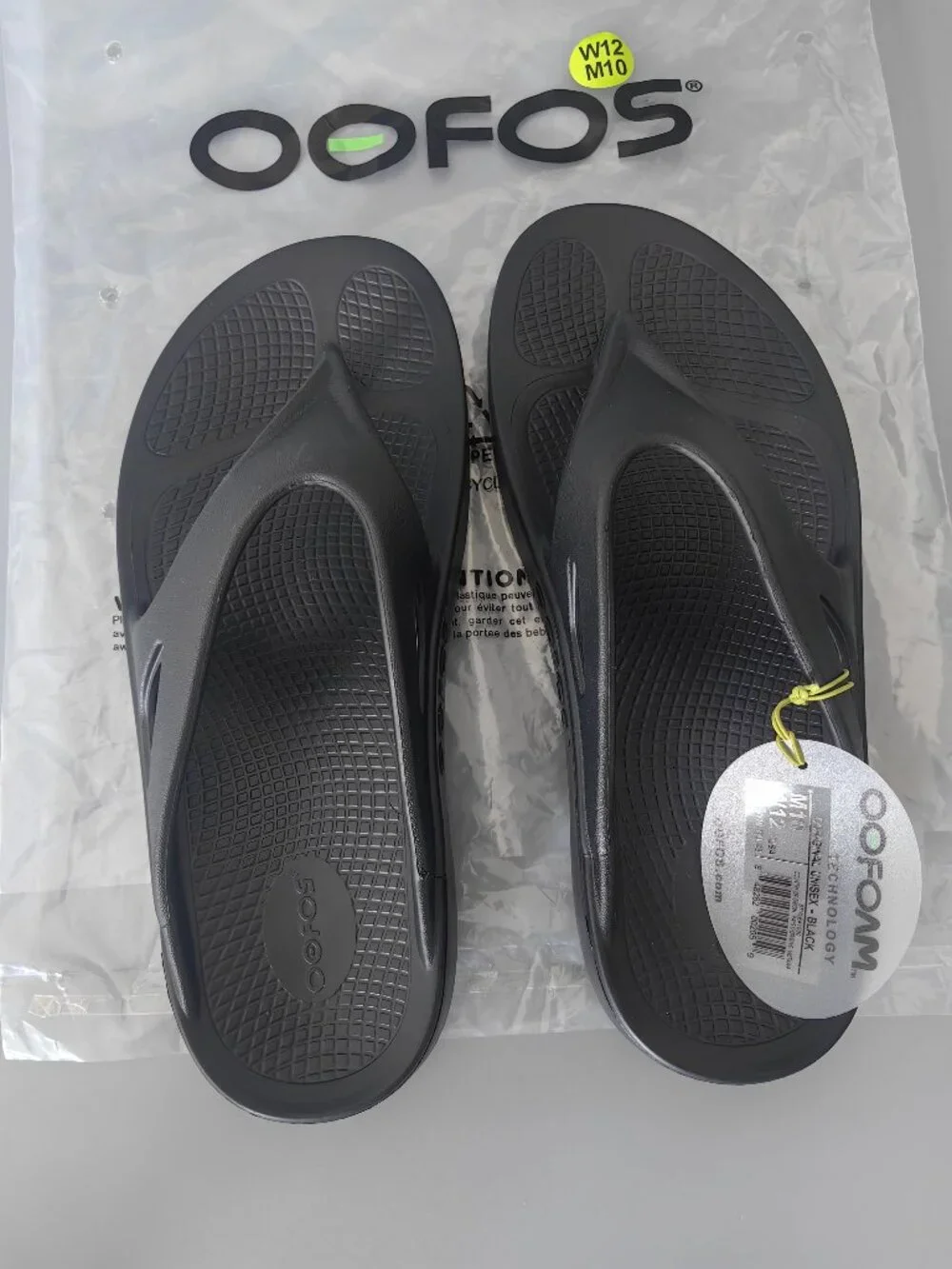 Men's OOFOS Originals Recovery Sandal #1000 - Black